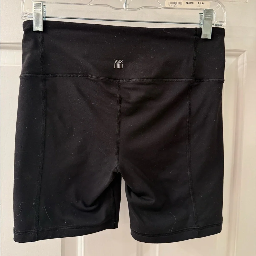 VSX Black Performance Bike Shorts with Stretch Fabric